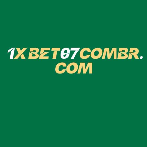 Logo da 1XBET07COMBR